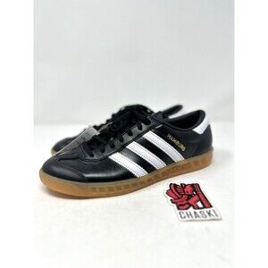 Adidas Originals Hamburg Women's 8.5 Shoes Sneakers white black NEW JI2626